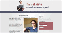 Desktop Screenshot of danielmate.com