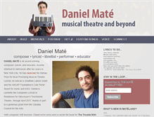 Tablet Screenshot of danielmate.com